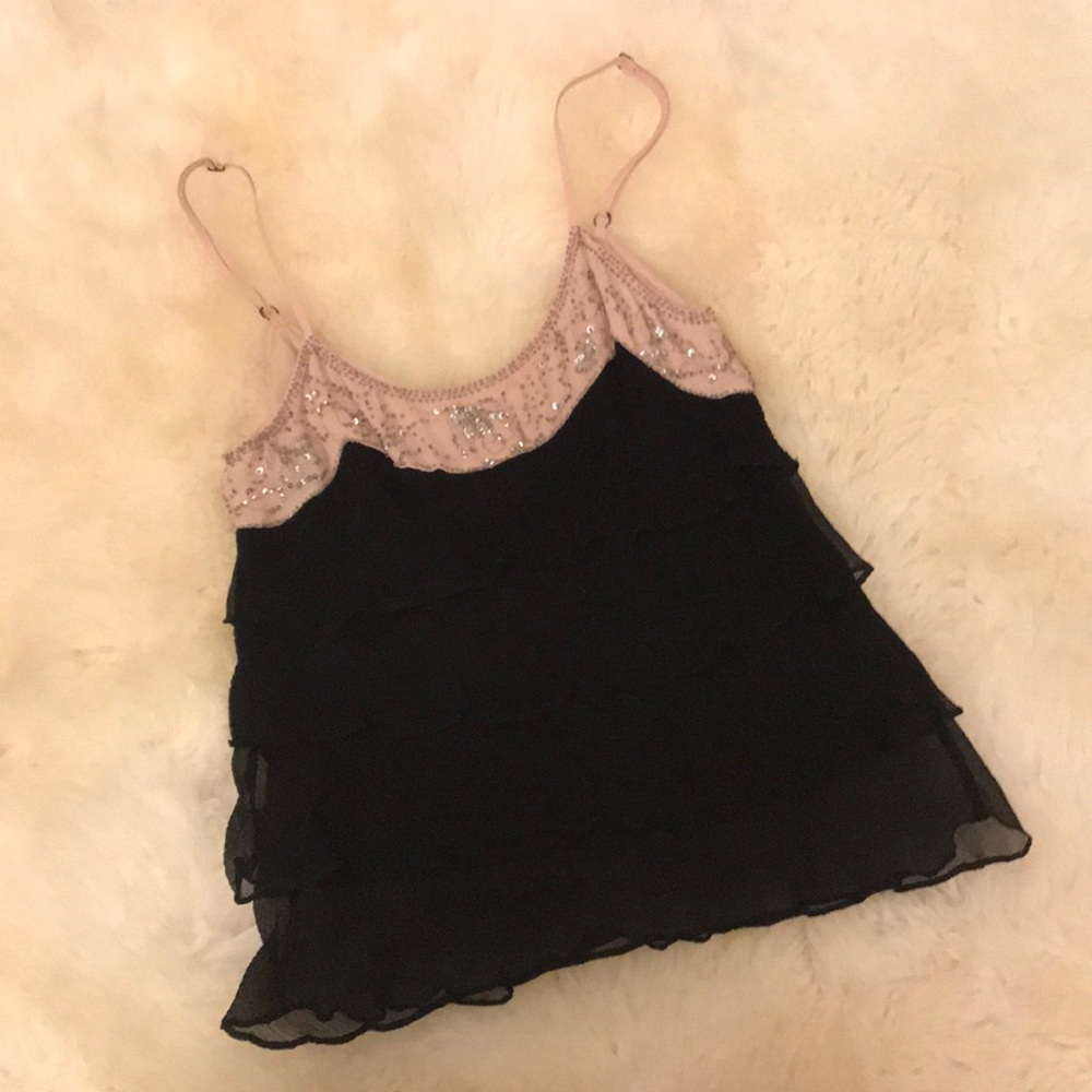 Super feminine Rebecca Taylor beaded camisole